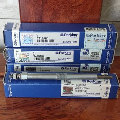 T419166 3054C পারকিন্স গ্লো প্লাগ বৈদ্যুতিক 12V পারকিন্স হিটার প্লাগ